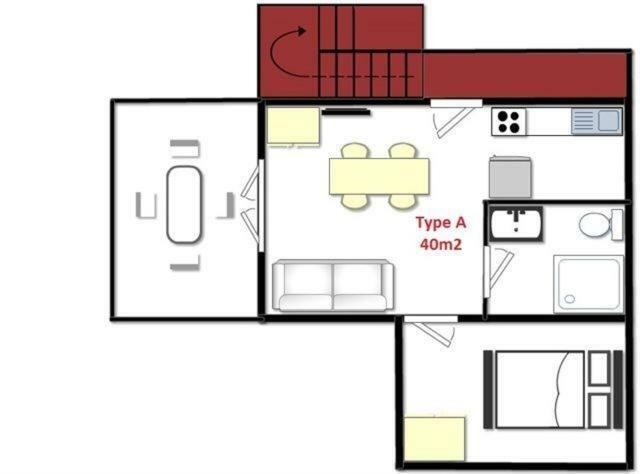 Apartment F-1 Клімно Екстер'єр фото